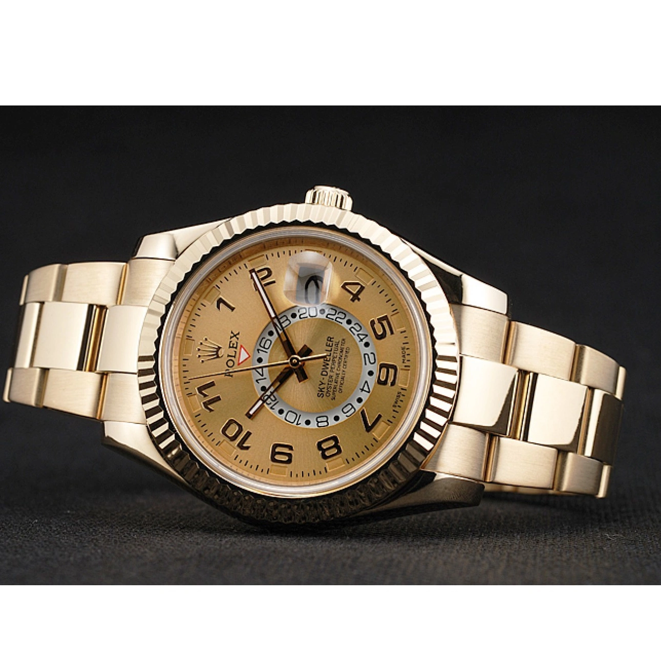 Good Copy Rolex Watches Rolex Edition 2012 Perpetual Gold Yellow Sky Special 80243 Dweller Oyster 0623